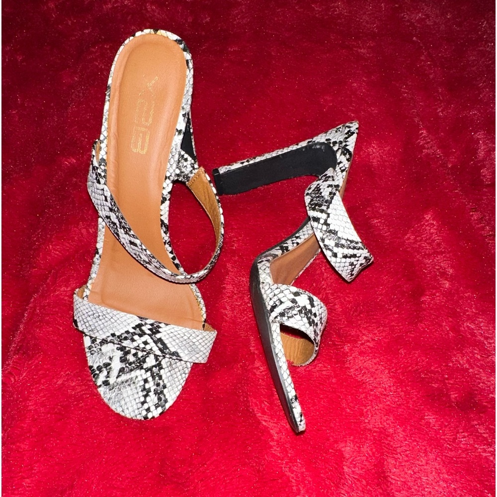 Snake skin heels